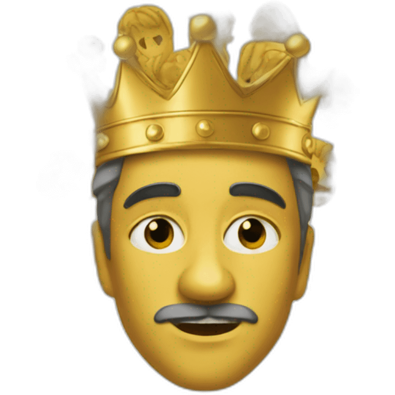 le roi qui se fait décapité emoji