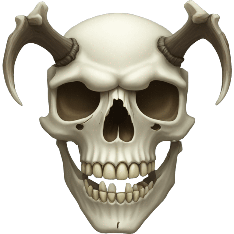 Wendigo skull emoji