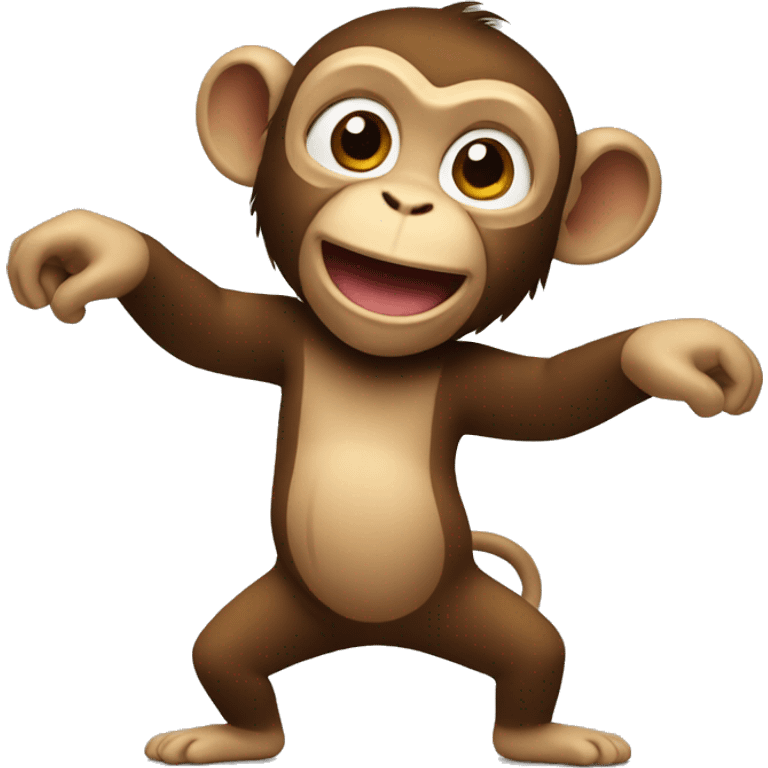 little monkey dancing emoji