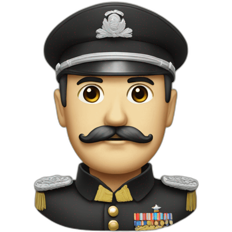 Famous dictator with mustache emoji