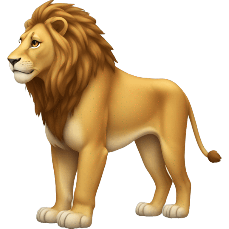 Full-body-lion emoji