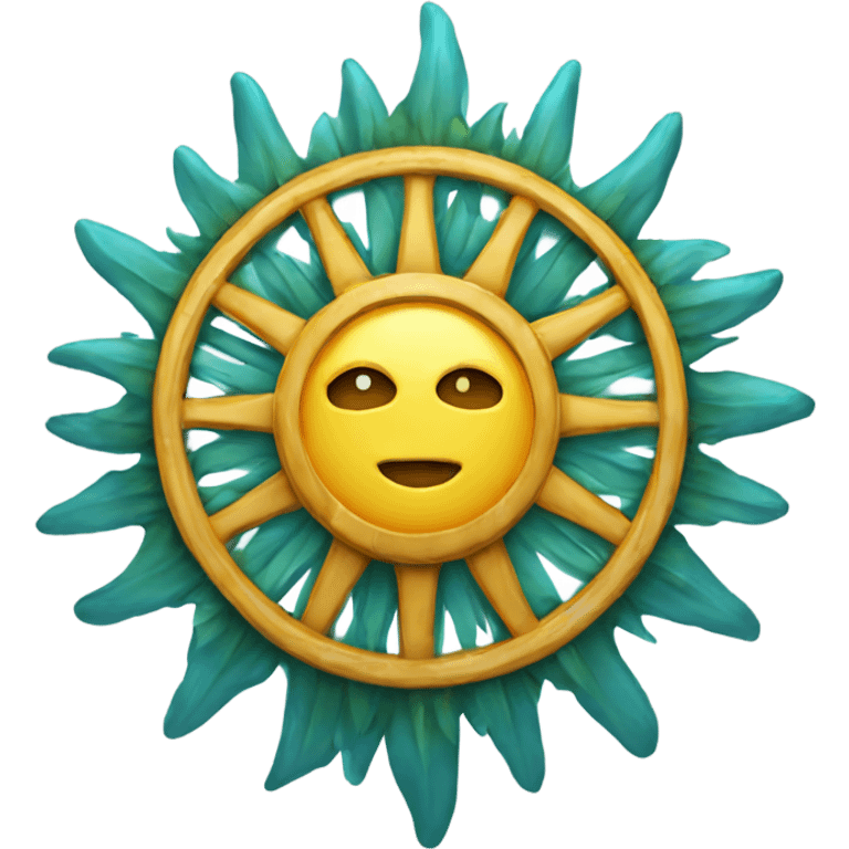 Sunwheel emoji