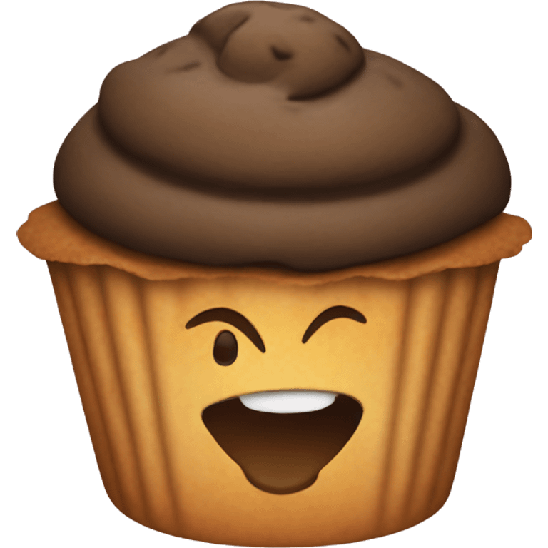 Eating muffin  emoji