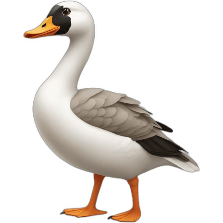 goose holding weapon emoji