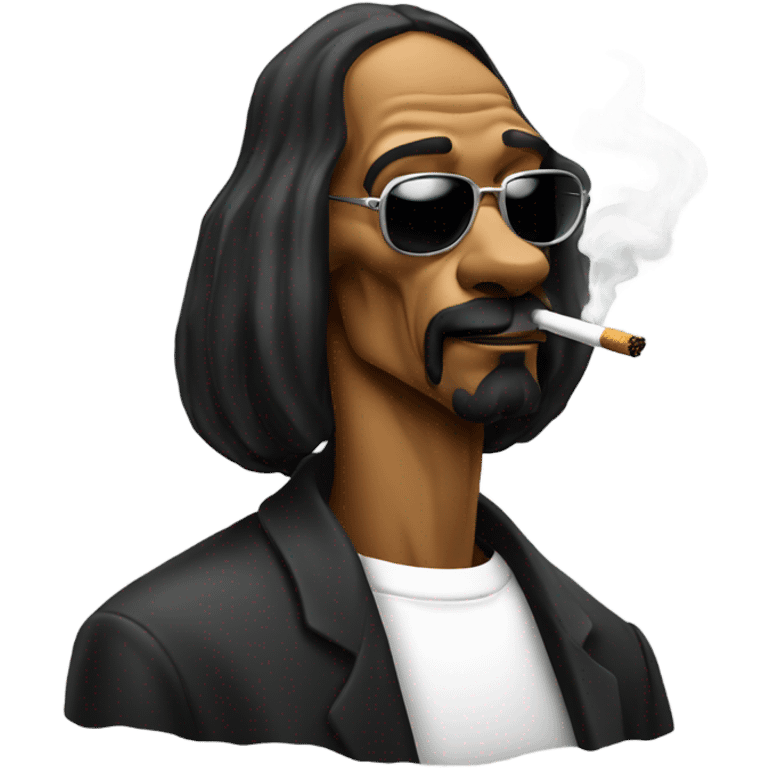 snoop dog smoking a cigarette emoji