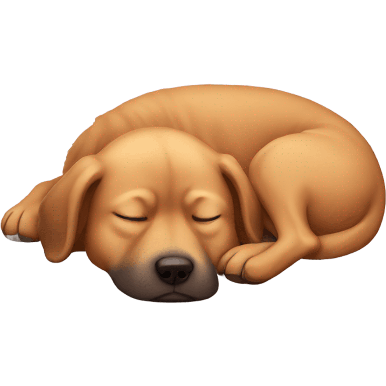 Sleeping dog emoji  emoji