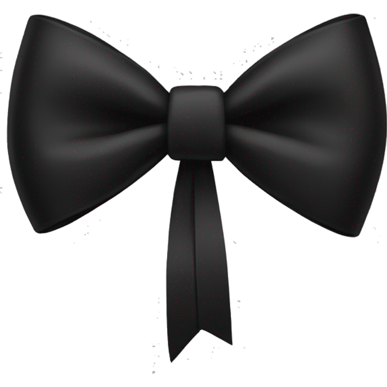 black bow emoji