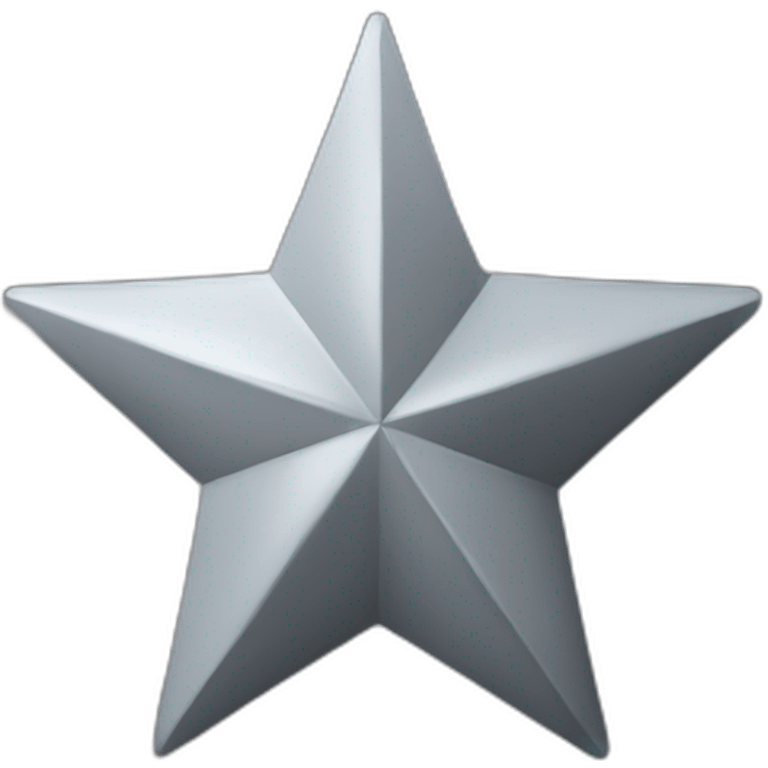 Grey Star emoji