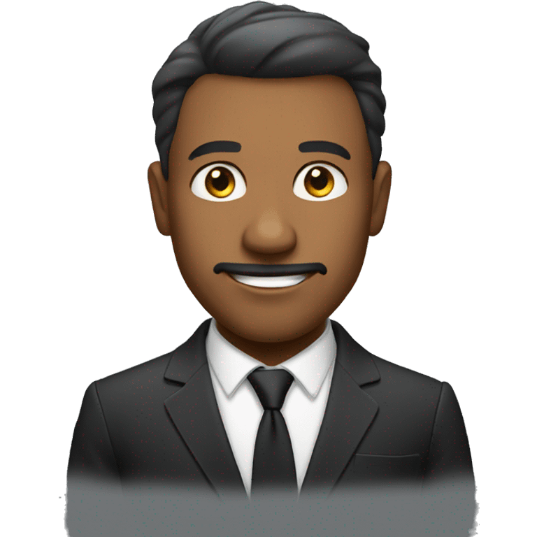 a confident man emoji