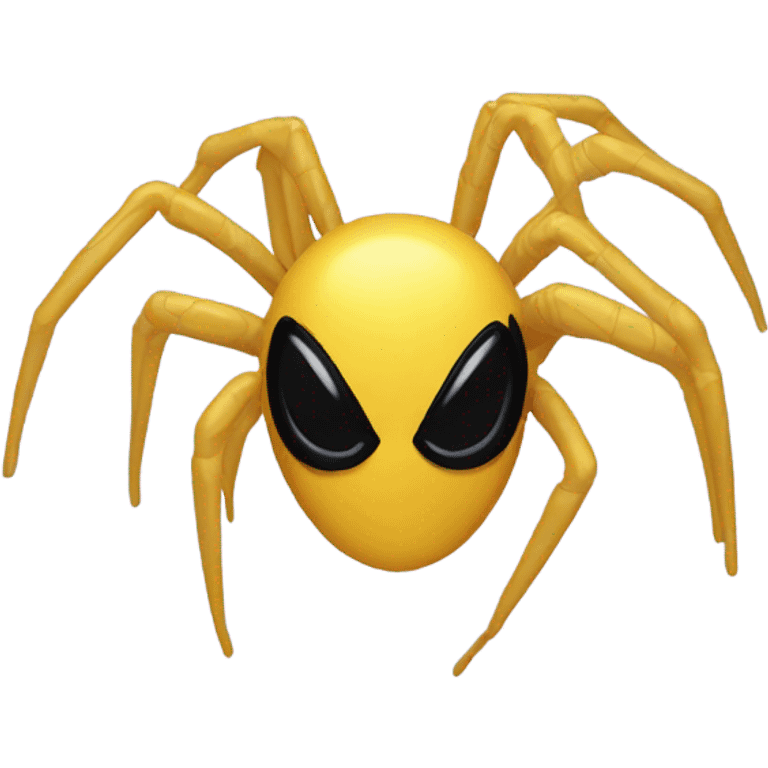 Yellow spider man emoji