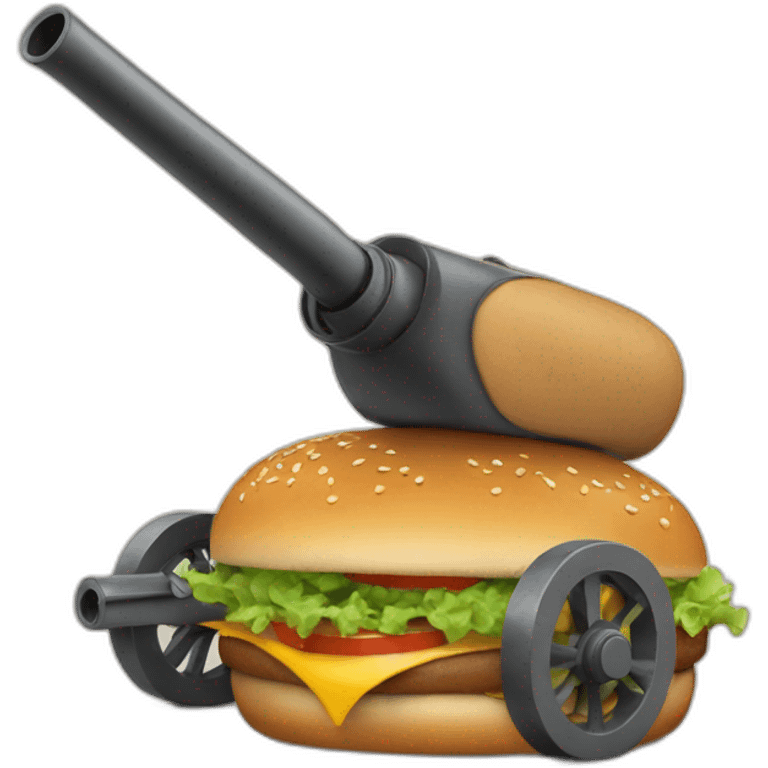 cannon-firing-burger emoji