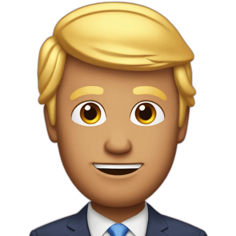 gay donald trump emoji