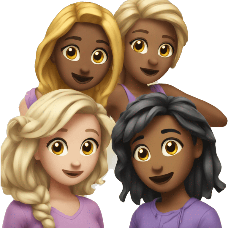 3 besties emoji