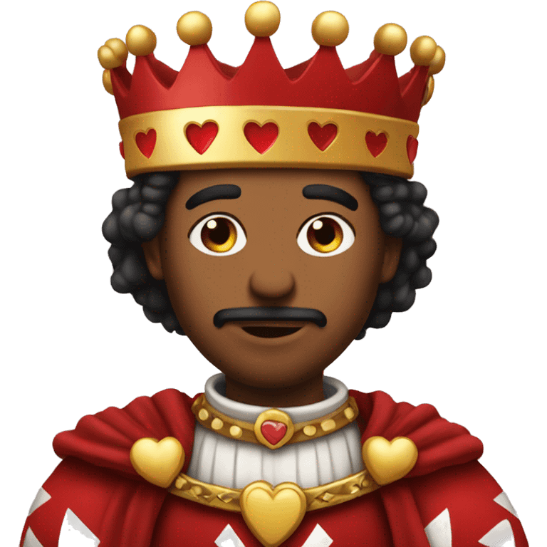 KING Of hearts emoji