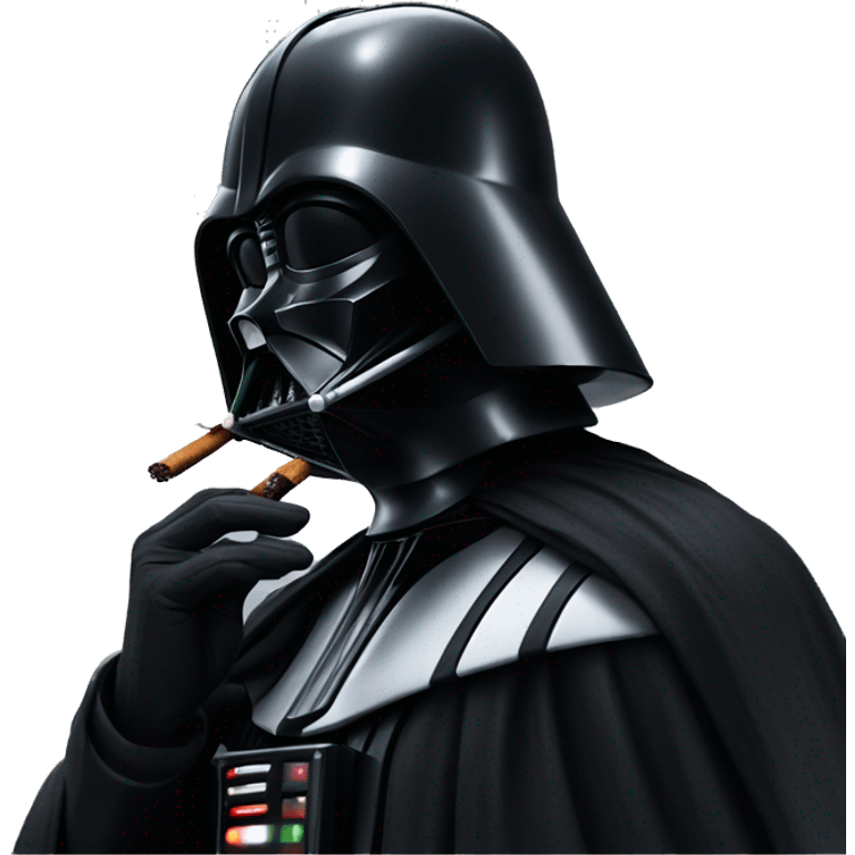 Darth vader smoking emoji