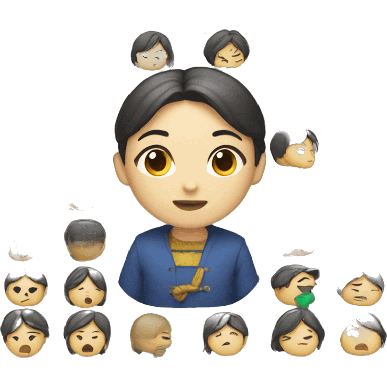 女鳄鱼老师 emoji