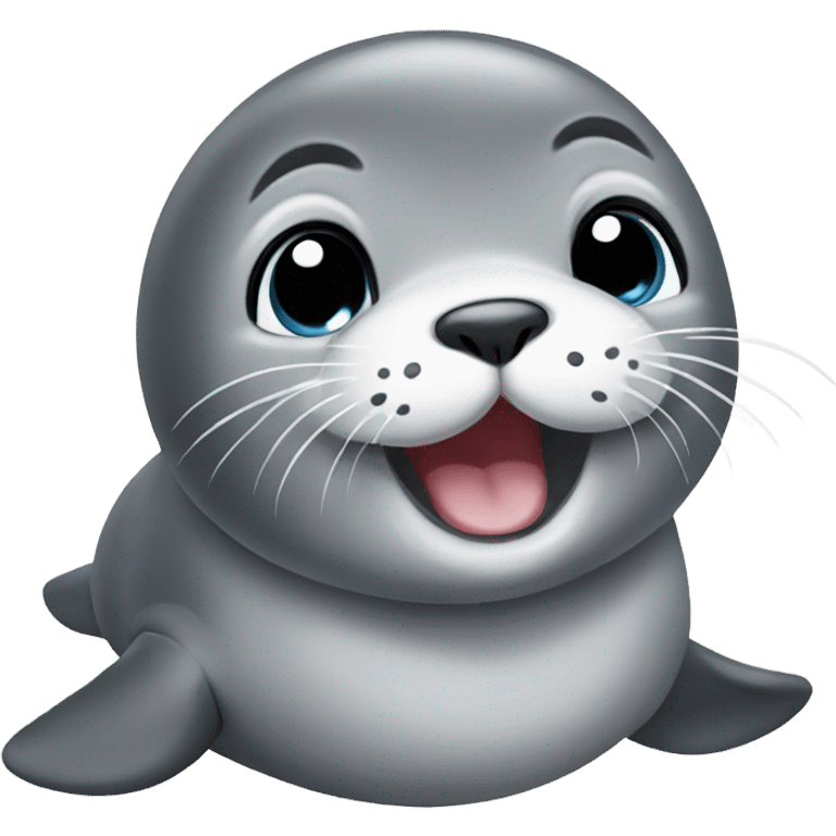 baby seal happy emoji