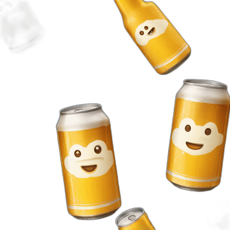 Bière canette 8.6 emoji