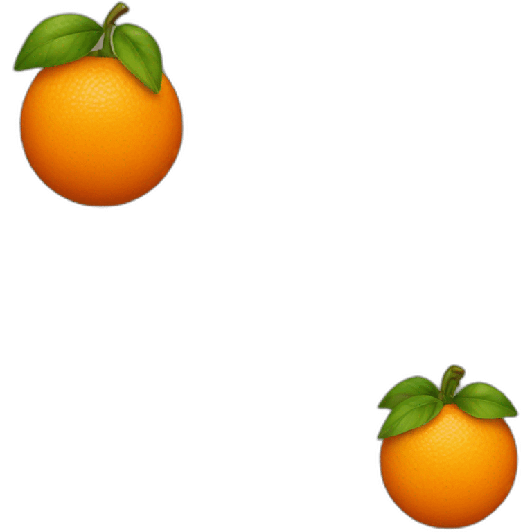 Orange number 1 emoji