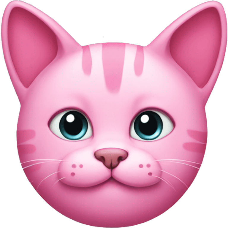 Pink cat  emoji