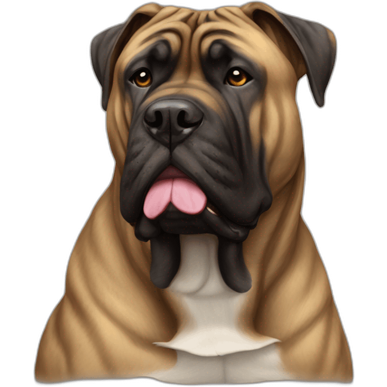 Presa canario brindle mastiff  emoji