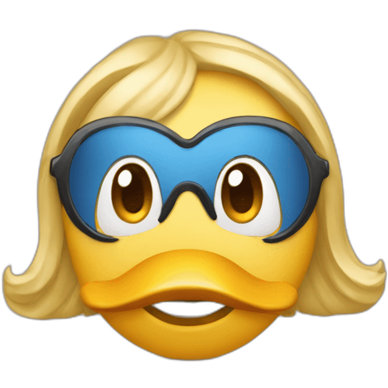 Soprano avec la tête d'un canard emoji