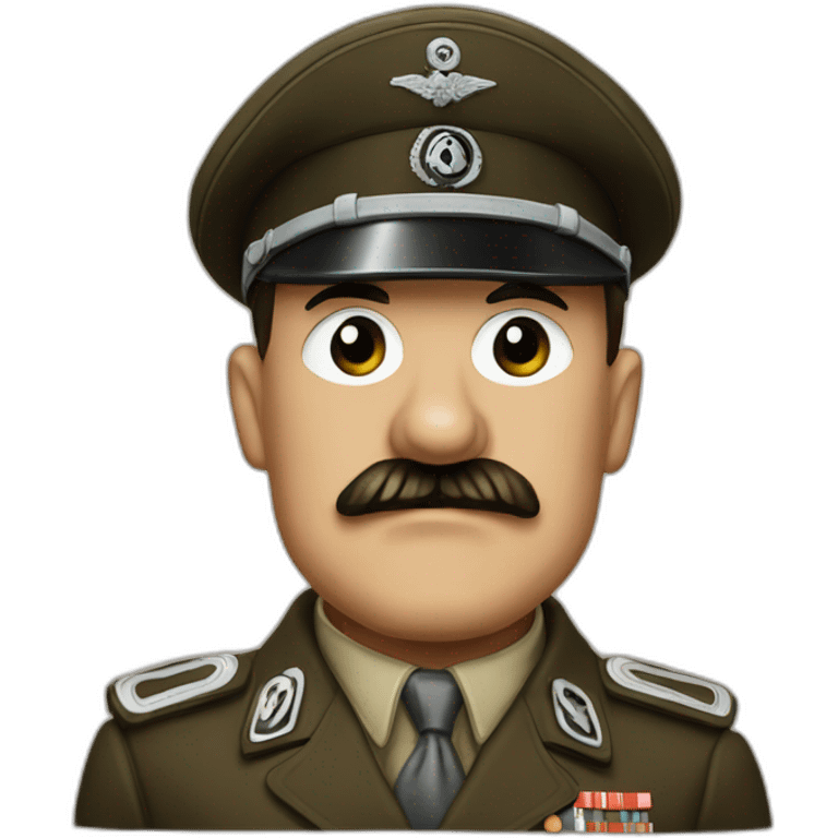 Hitler poo on staline emoji