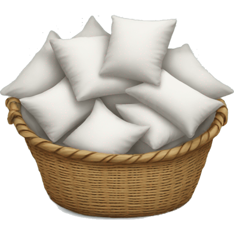 Basket of pillows emoji