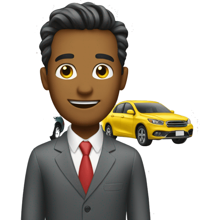 Car salesman emoji