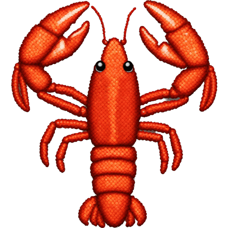 Lobster beaded  emoji