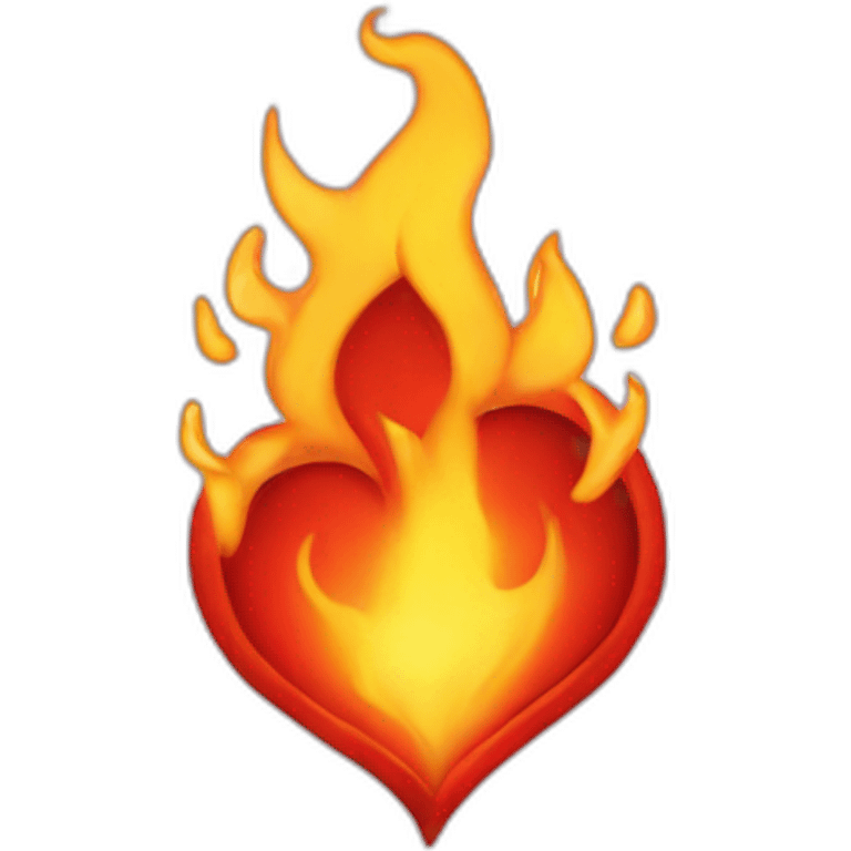 Coeur en feu emoji