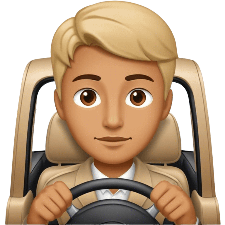 Driver in a car emoji