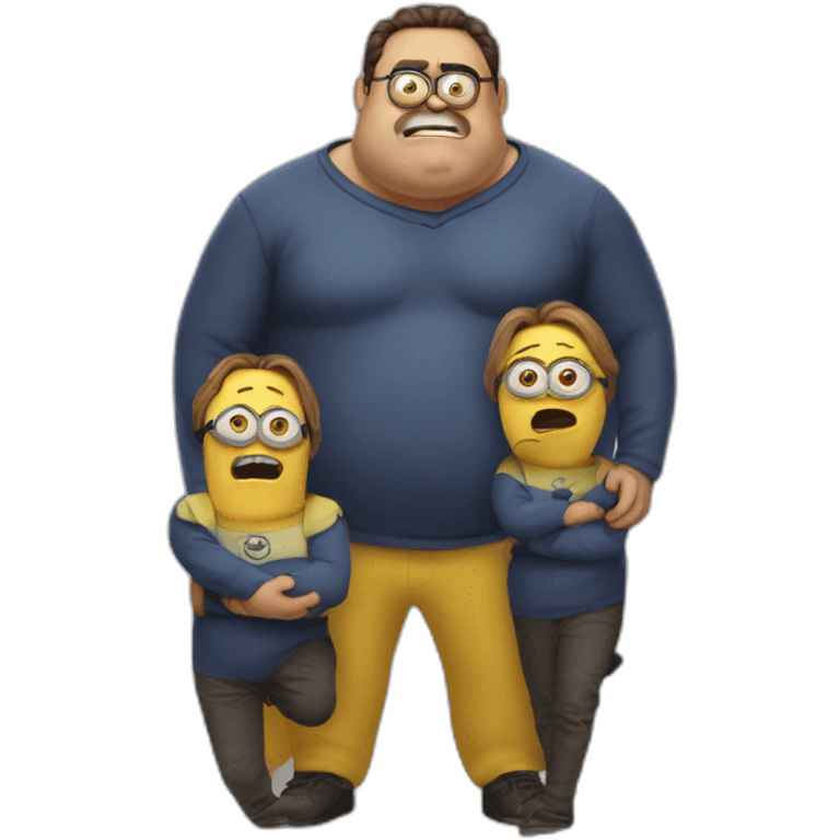 cursed fat minion family friendly emoji