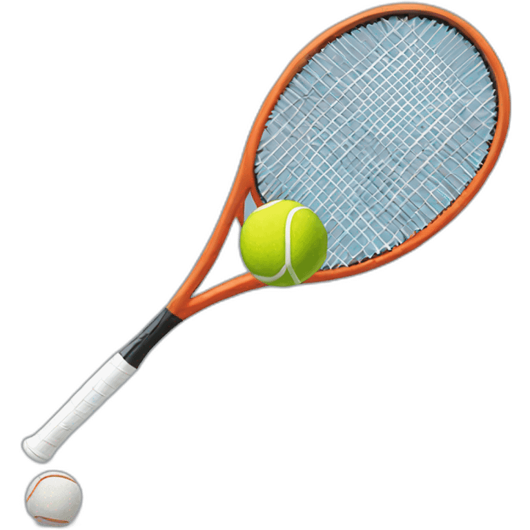 tennis racket hitting bug emoji