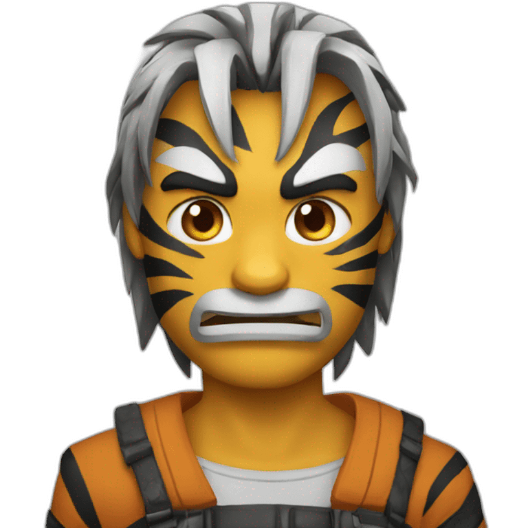 Tigre vilain emoji