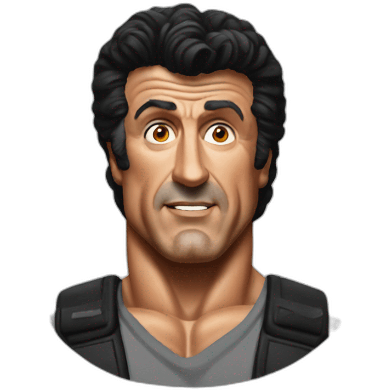 Sylvester Stallone Rocky emoji