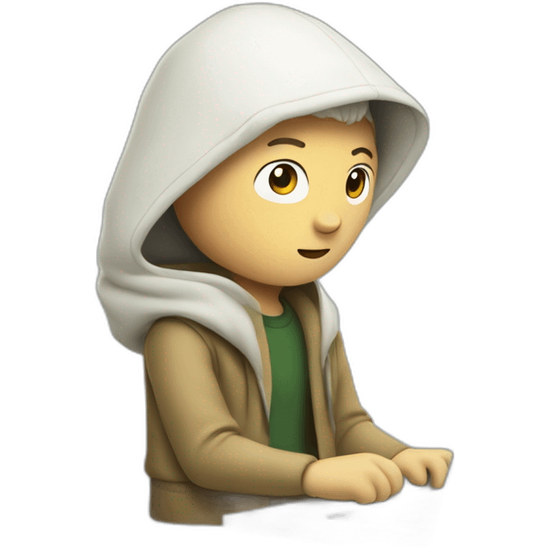 finn the human with mac laptop emoji