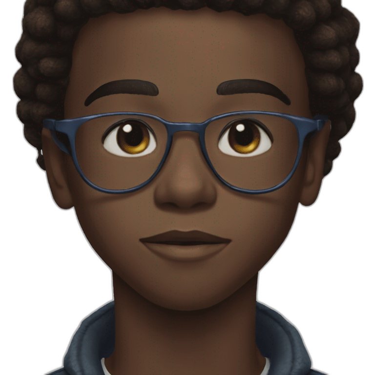 Caleb McLaughlin Lucas Sinclair stranger things  emoji