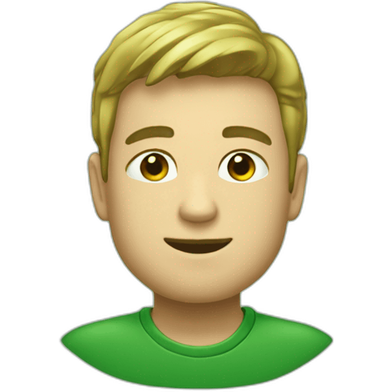 Emoji Cœur vert foncé emoji