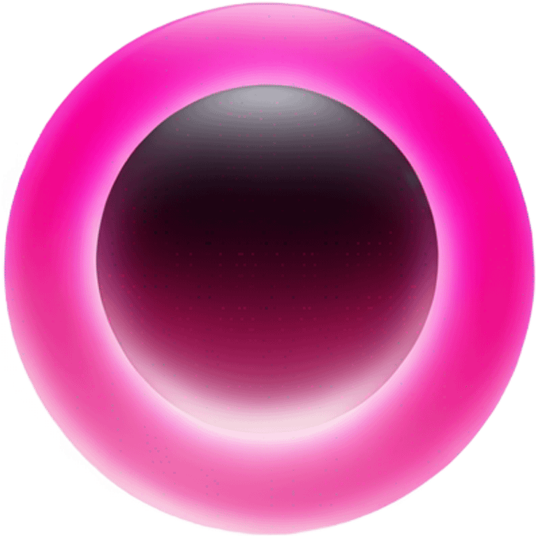 Pink eclipse  emoji