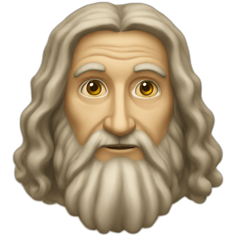 Leonardo da Vinci emoji