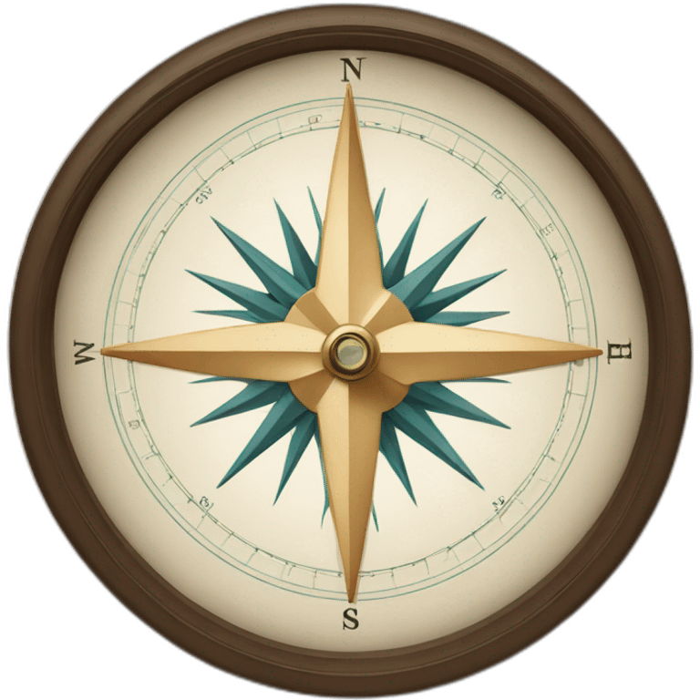 compass pointing nord emoji