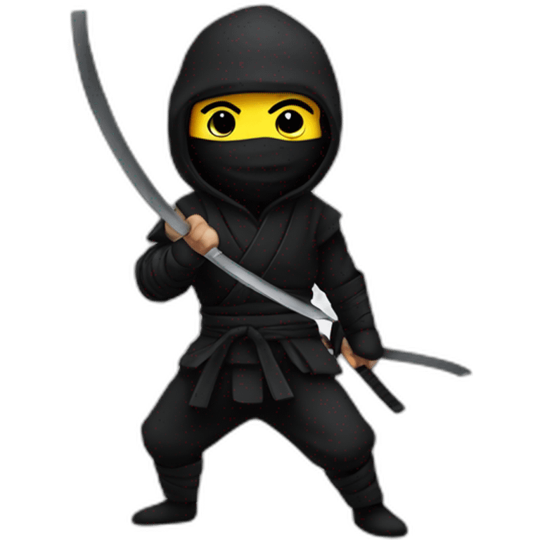 Ninja in the shadows emoji