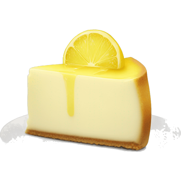 Lemon cheesecake  emoji