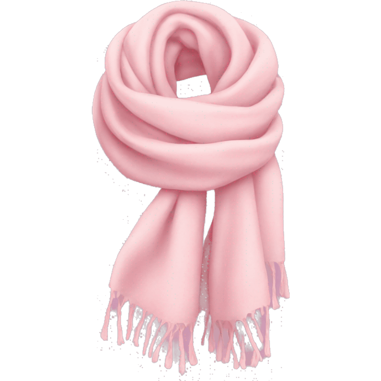 light pink scarf emoji