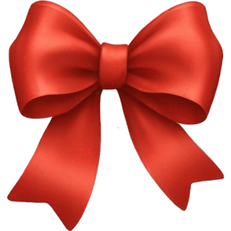 Red bow emoji