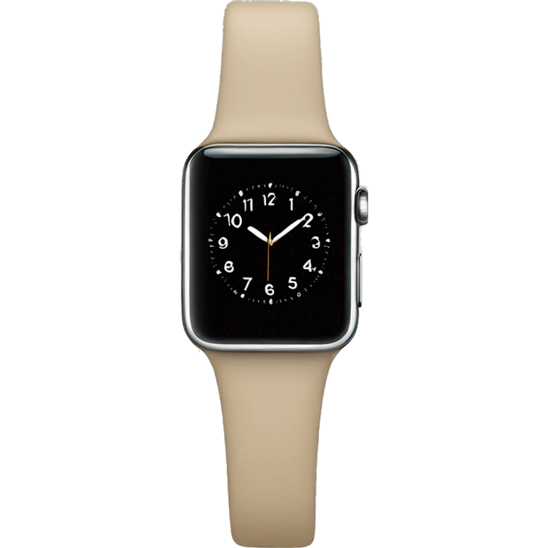 Iwatch beige band emoji