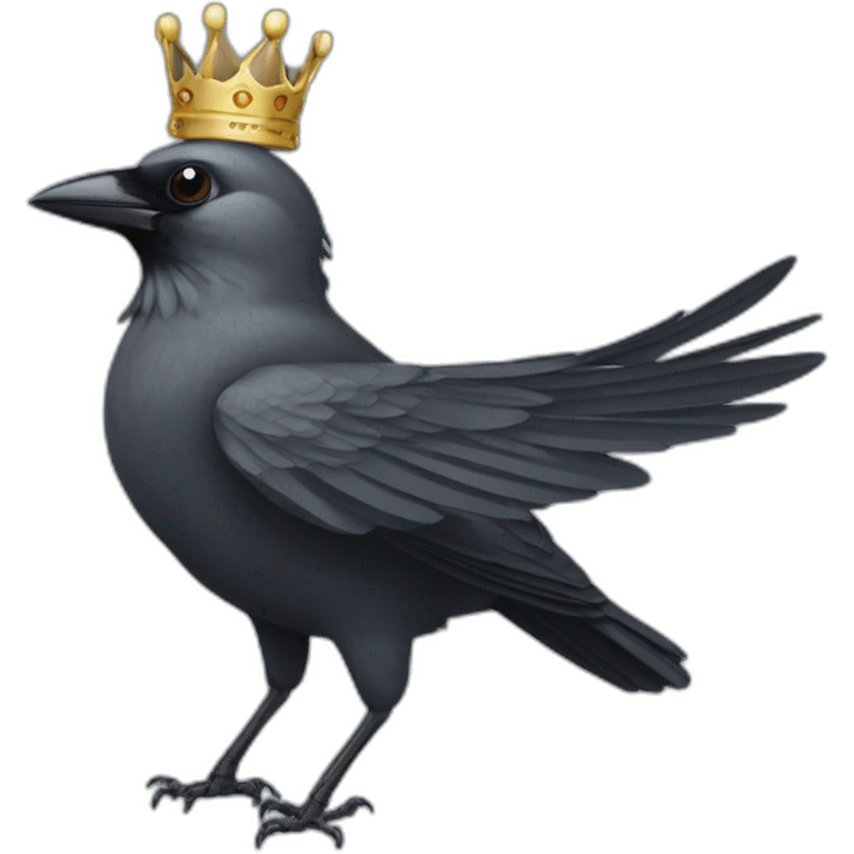 jackdaw wings with crown emoji