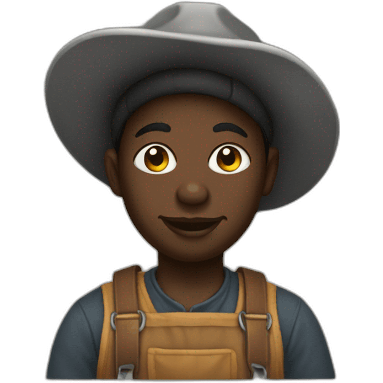 black cotton pickers emoji