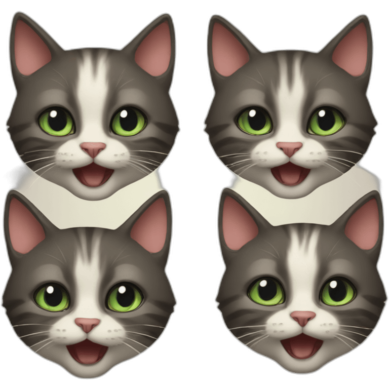 cats bandits brothers emoji